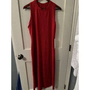 lululemon athletica Crimson Sleeveless Midi Dress
